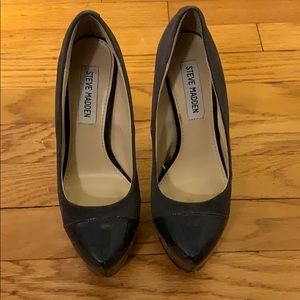 Steve Madden Beautey size 6 grey suede pump